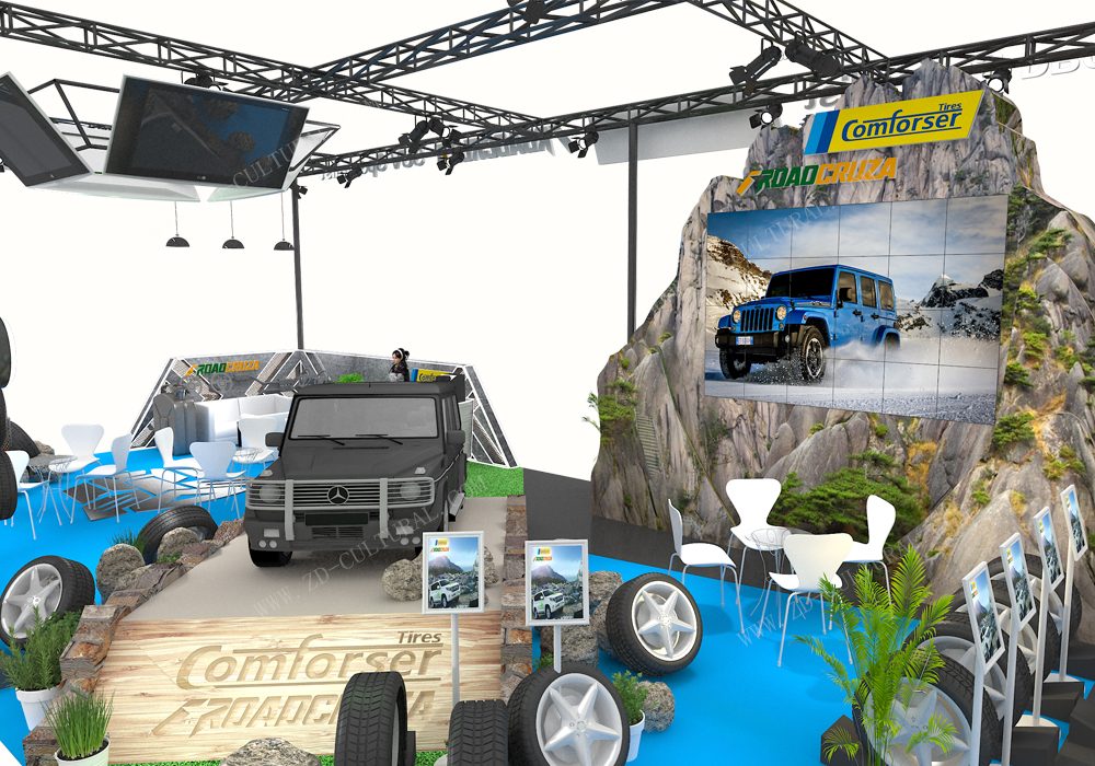 展位布置效果图