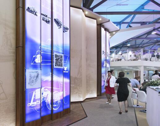 展台设计搭建中led安装方法