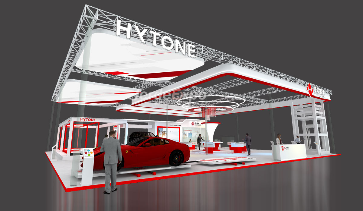 电梯展展会布置效果图