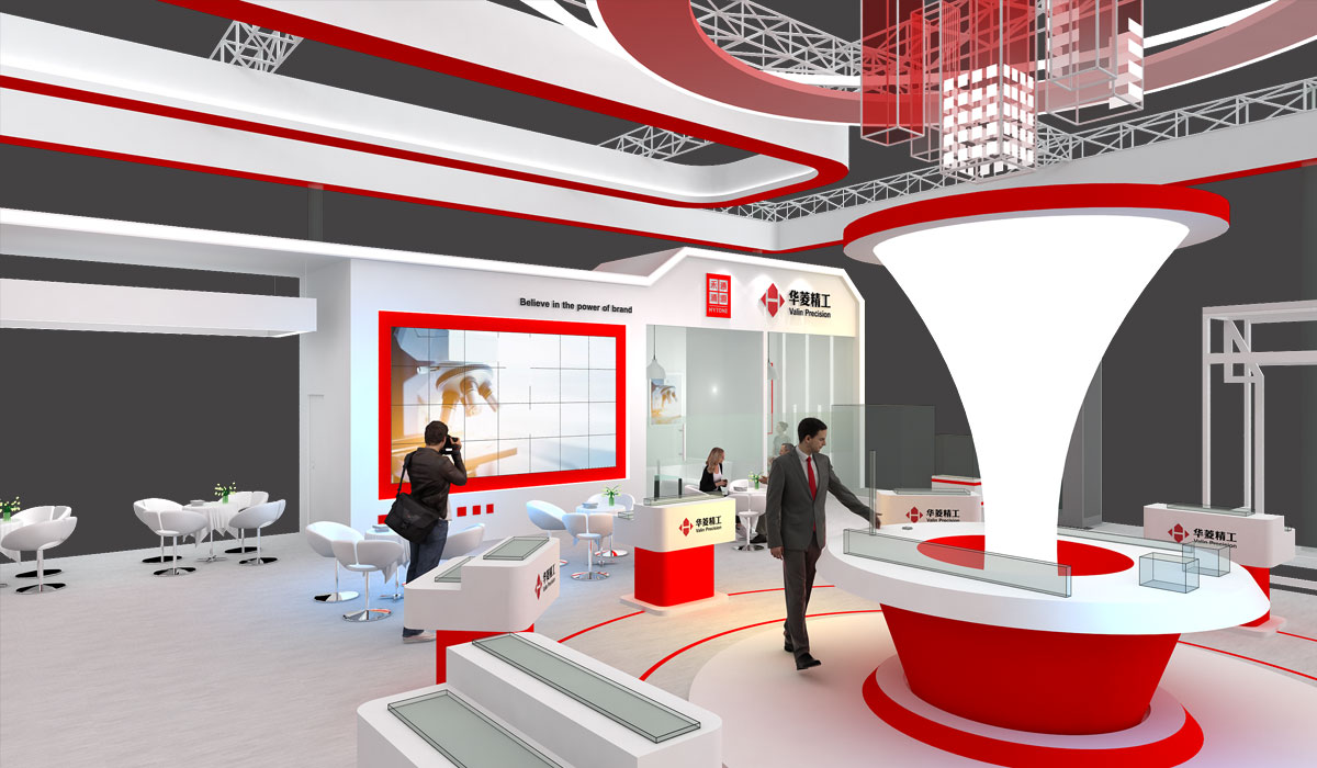 电梯展设计搭建效果图