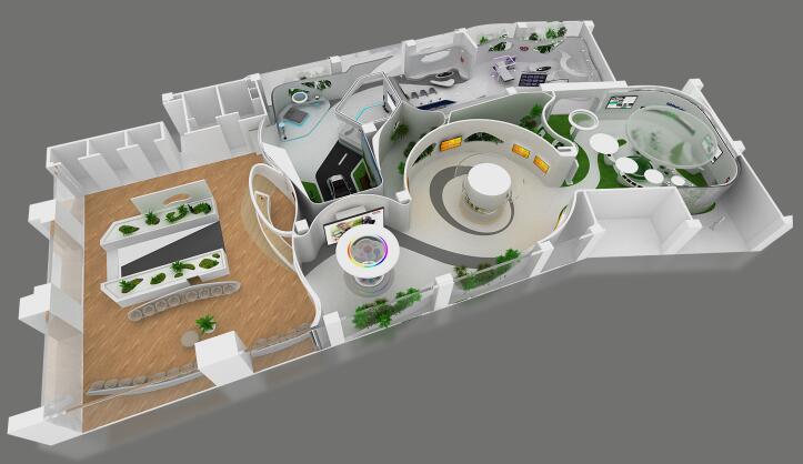 展台设计中参观路线该如何设计？参观路线有几种设计方法？