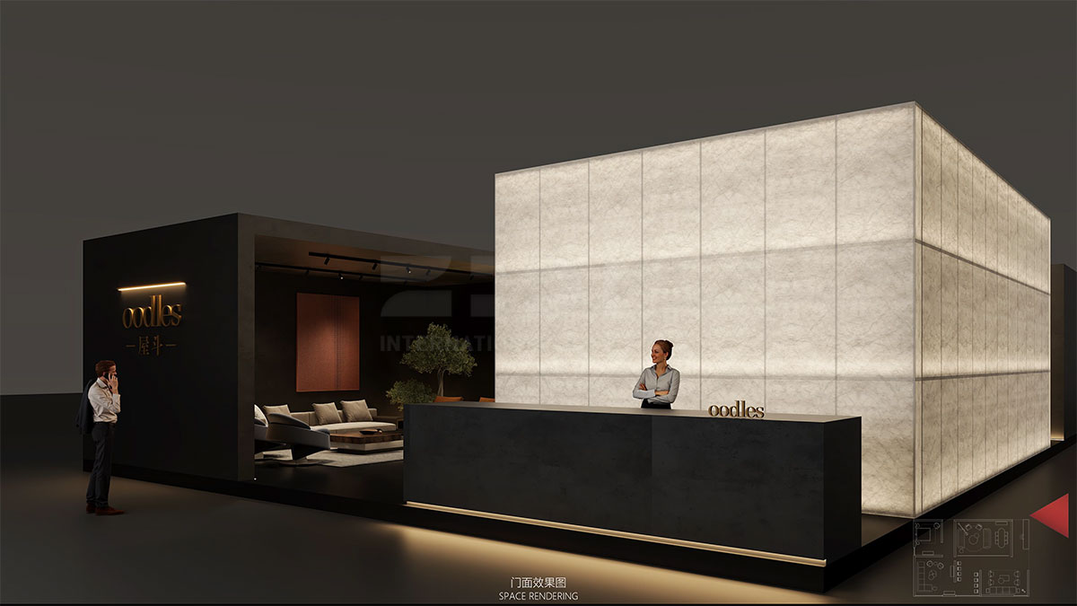 家具展位设计效果图