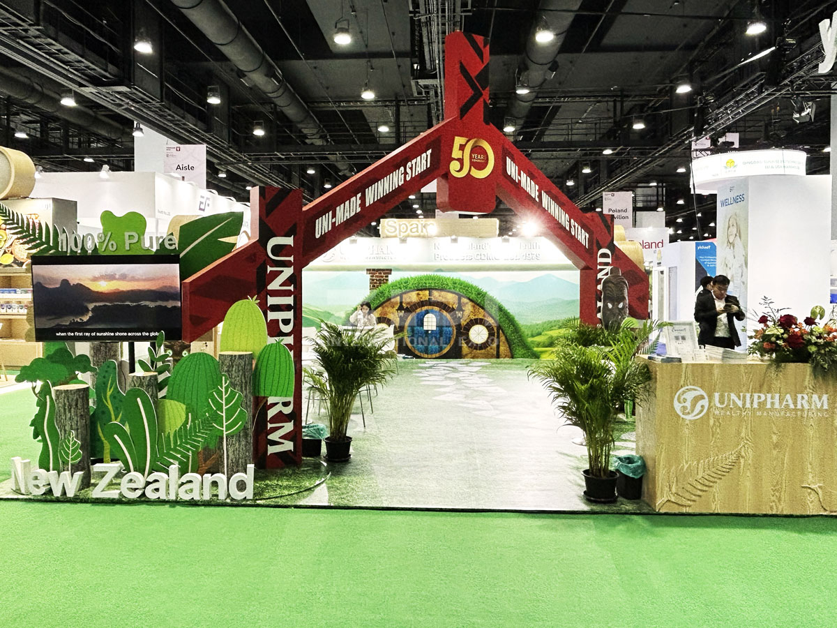 泰国健康展台搭建