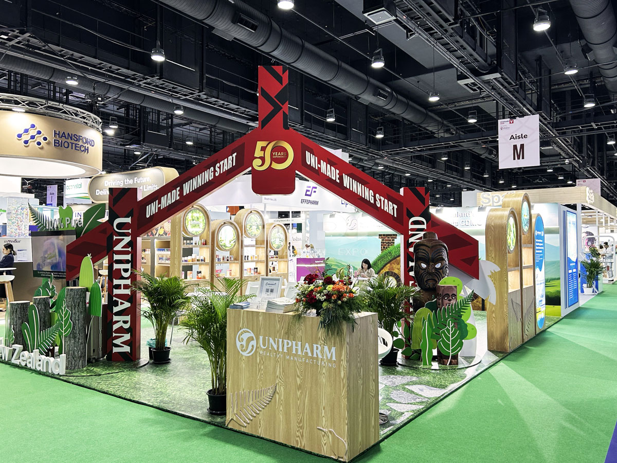 泰国健康展台布置